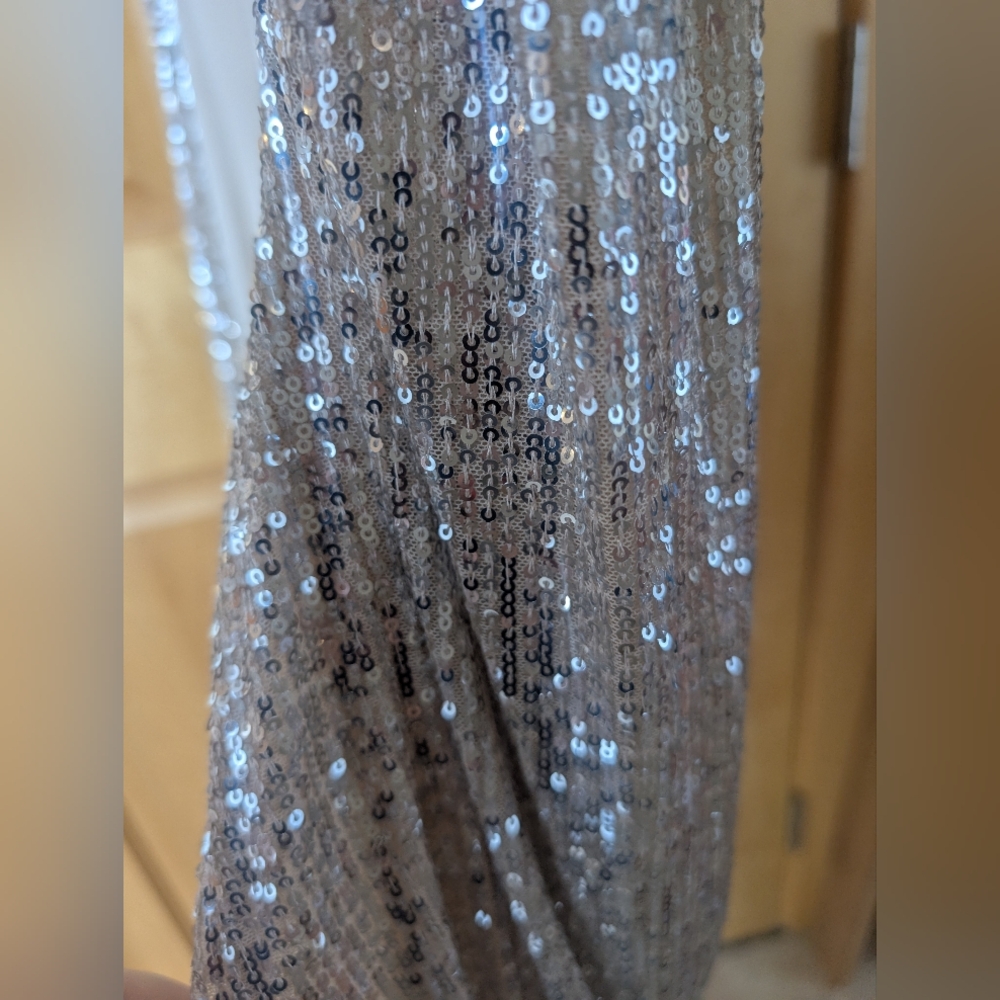 Torrid Cream Sequin Sleeve Blouse - Picture 11 of 11